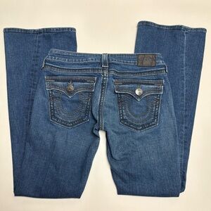 True Religion Joey Flare Jeans, Medium Wash, Size 30